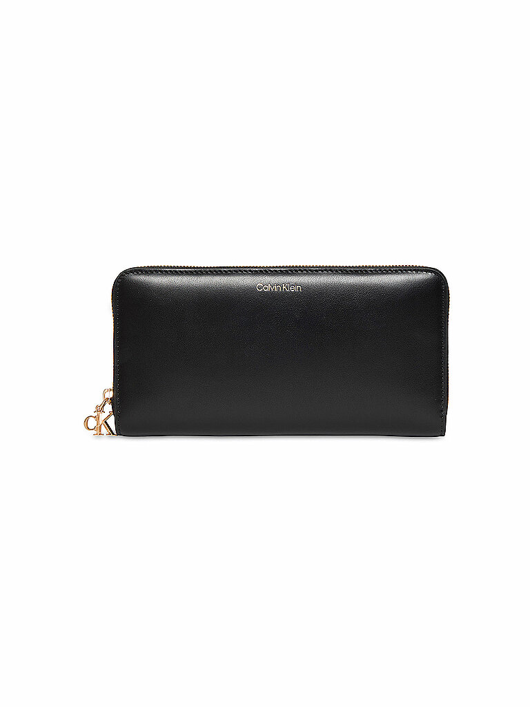 Calvin KLEIN Geldbörse CK PULLER Large schwarz damen 10